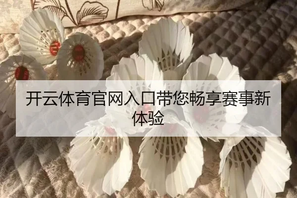 开云体育官网入口带您畅享赛事新体验